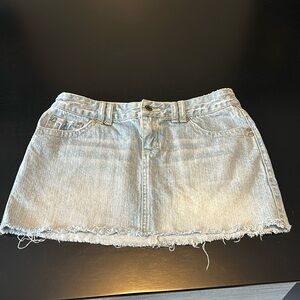 Women’s 3/4 Aeropostale jean skirt